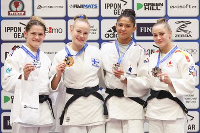 Judolupaus Pihla Salonen voitti alle 21-vuotiaiden EM-kultaa