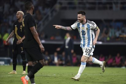 Hattutemppu nosti Messin yli sadan maalin Argentiinan paidassa: "Hänen jokainen kosketuksensa palloon saa hymyn huulille"