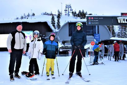 "Olemme täällä jo viidettä kertaa"– Koillismaan hiihtokeskukset täyttyvät lomalaisista: tammikuussa yöpymiset Kuusamossa lisääntyivät 33 prosenttia