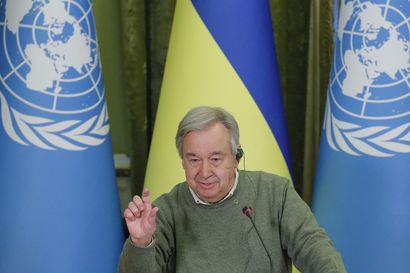 YK lisää ponnisteluja ihmishenkien pelastamiseksi Ukrainassa – tviitissään pääsihteeri Guterres ei maininnut iskuja, joita Venäjä teki Kiovaan hänen vierailunsa aikana