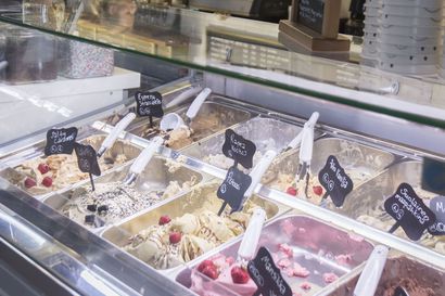 Italian perinteet, paikalliset maut – omatekoista jäätelöä valmistetaan vuoden ympäri Rajalla-kauppakeskuksessa