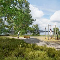 Kaijonharjun puistoja parannetaan pian - luvassa virkistysreittejä, ulkoliikunta-alue ja grillipaikka