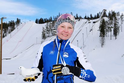 Musti-cupista tuttu OH:n Mona Pitkänen hiihti Hopeasomman hopeaa, Visa Ski Team Kemin Elmeri Helander nappasi pojissa pronssin