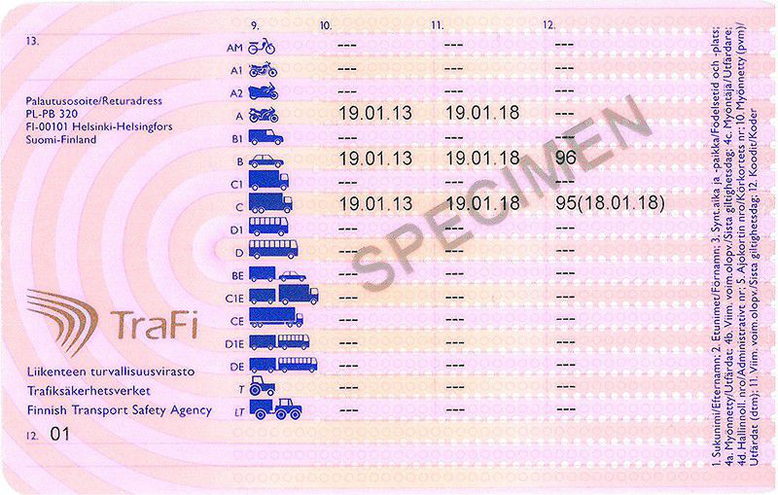 как выглядит код 95 в польше