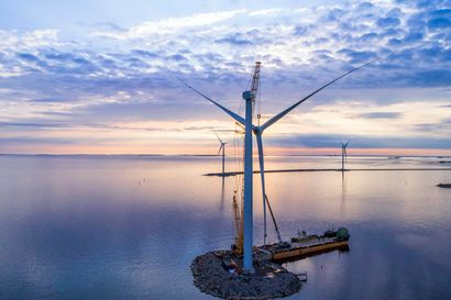 Yli neljän miljardin euron merituulipuisto etenee - tuulivoimapuisto sijoittuisi Hailuodon taakse