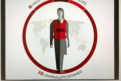 Jutun takaa: Viiime vuonna kuoli ainakin 57 työtehtävissä ollutta toimittajaa, vangittuina heitä oli ennätysmäärä