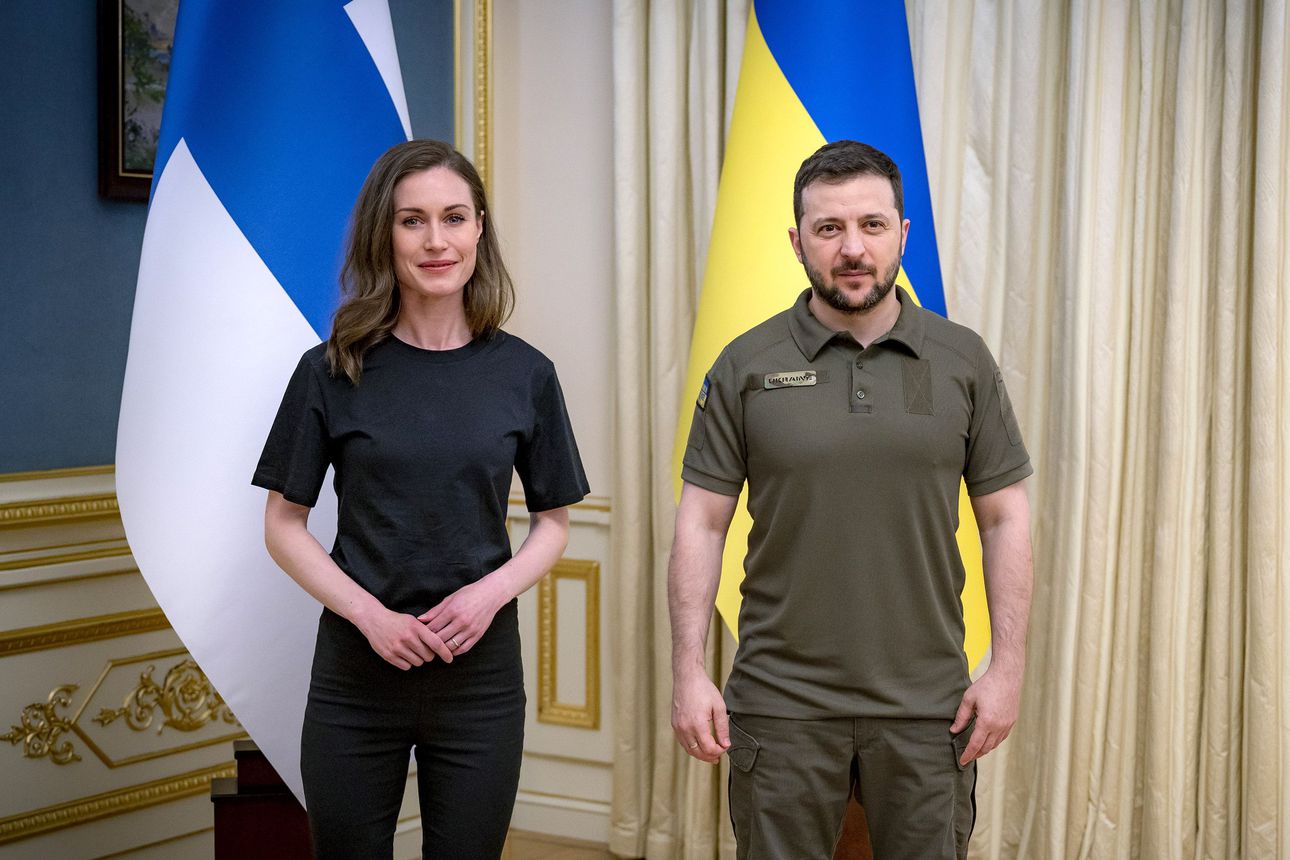 Pääministeri Sanna Marin vierailulla Ukrainassa – presidentti Zelenskyi kiitti Suomea avusta