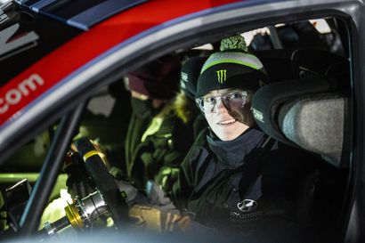 Toisen polven rallikuljettaja Oliver Solberg debytoi WRC-autolla Rovaniemellä