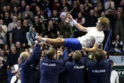 Lähes vuosisadan odotus päättyi – Ruusuvuori iski Suomen tenniksen Davis Cupin lopputurnaukseen