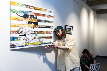 Juho Hiltunen, 23, on Valkean uuden gallerian ensimmäinen taiteilija – nyt mukaan voivat hakea myös muut