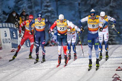 Joni Mäen peli oli pelattu viimeisessä nousussa Rukan maailmancupin sprinttifinaalissa