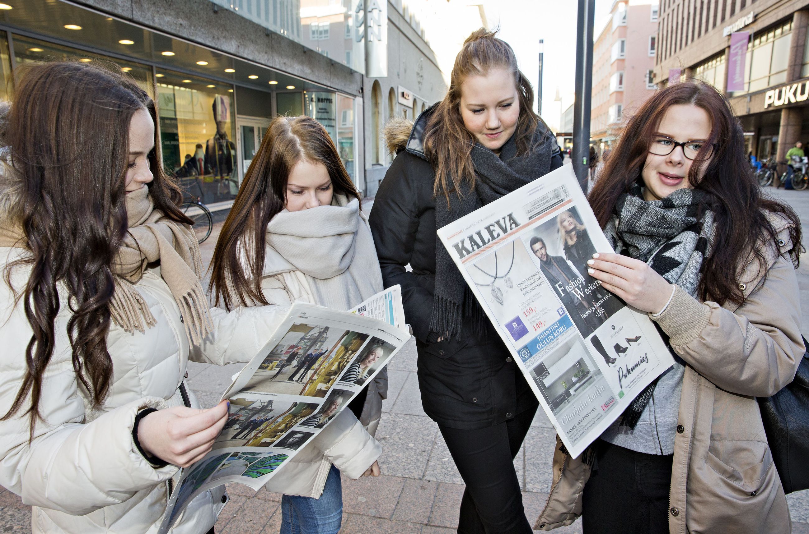 Rotuaarilla on ystävänpäivänä Kalevan tabloidi-treffit | Kaleva