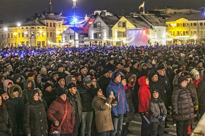 Oulun kaupungin järjestämässä uudenvuoden juhlassa nähdään valotaidetta ja sirkusta – ilotulituksen korvaa omaperäinen valotaideteos