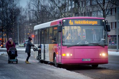 Noin 200 bussivuoroa jää ajamatta Oulussa torstaina