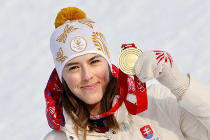Levin sankarista myös olympiasankari - Petra Vlhova teki Slovakian olympiahistoriaa