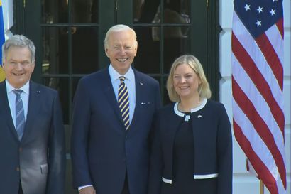 Presidentti Niinistö ja Ruotsin Andersson saapuivat Washingtoniin