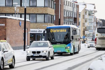 Rovaniemen paikallisliikenteessä ei ajeta perjantaina yhtään bussivuoroa