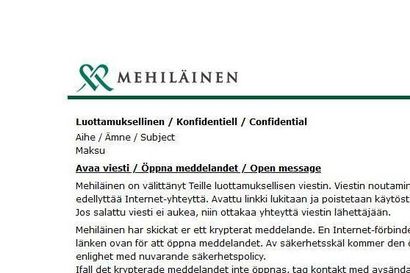 Oululaisen lakiasiantoimiston tili kaapattiin, huijauslaskuja lähti eteenpäin – Kyberturvallisuuskeskus: Kaksivaiheinen tunnistautuminen tärkeää