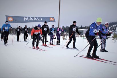 Sateinen sääennuste säikäytti Syötehiihdossa – Lopulta maaliin sauvoi liki sata hiihtäjää, heistä vähän reilu puolet 50, loput 30 kilometriä