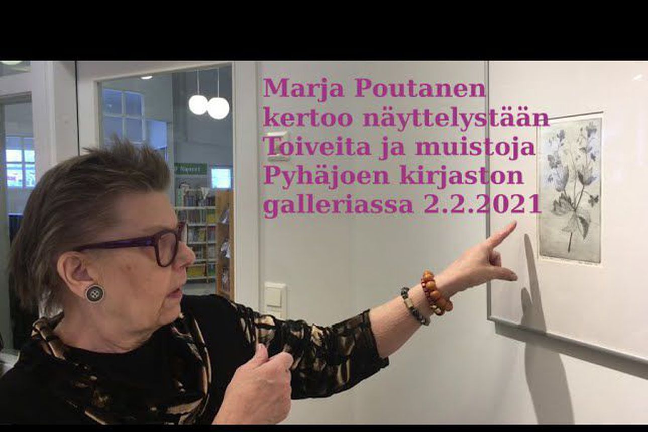 Marja Poutanen kertoo näyttelystään