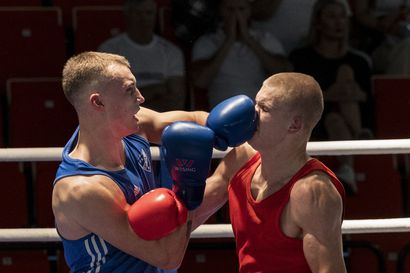 Nikita Nystedt loisti nyrkkeilyn Ruskakehässä – turnauksen toinen voitokas ottelu päättyi keskeytykseen toisessa erässä