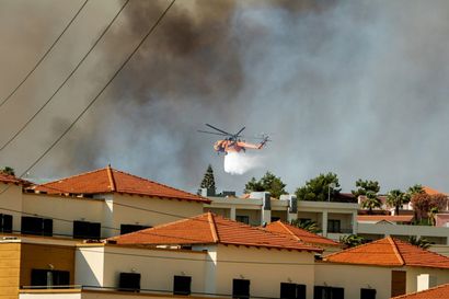 Matkailukonserni Tui keskeyttää lennot Kreikan Rodokselle – maastopalojen takia tehty evakuointi on maan historian suurin