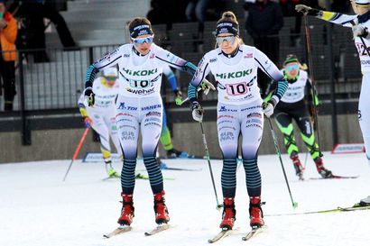 Visa Ski Team Kemin naisten joukkue kahdeksas SM-pariviestissä – Vuokatti Ski Team Kainuu ja Pohti Ski Team hiihtivät mestareiksi Tampereella