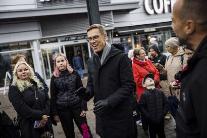 Presidenttiehdokas Alexander Stubb piipahti kampanjoimassa Rovaniemellä: "Nato luo pohjoiseen myönteisen lumipalloefektin"