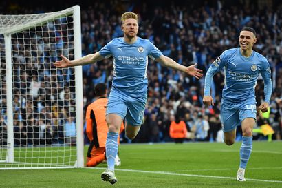 "Hyvää mainosta jalkapallolle" - Manchester Cityn luotsi Guardiola hehkutti Mestarien liigan 7 maalin juhlia