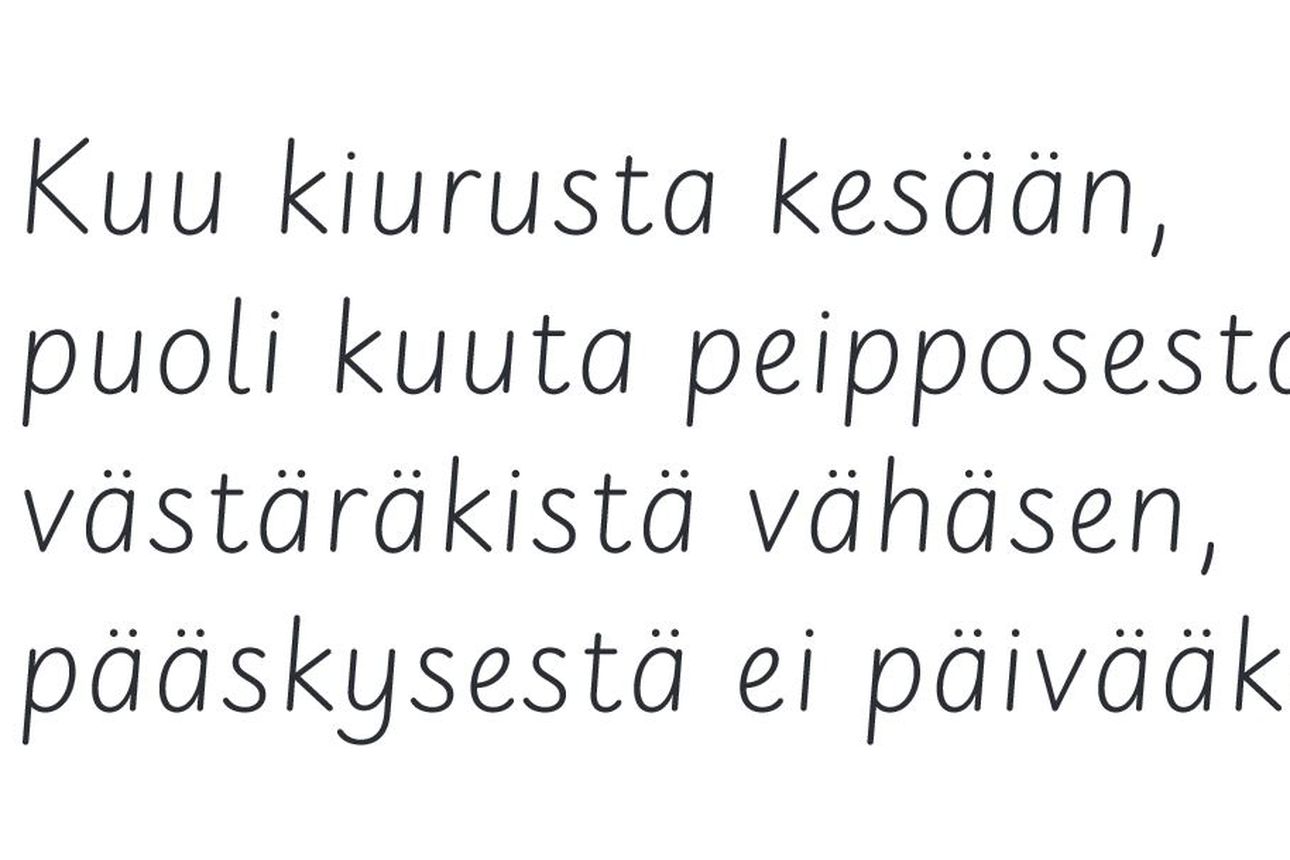 Kaunokirjoitus jää historiaan – Tässä uudet kirjaimet | Kaleva