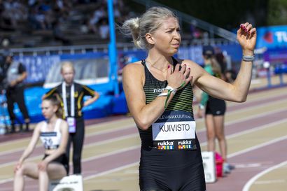 Sara Kuivisto ennätysvauhdissa 800 metrillä - olympiahaave elää