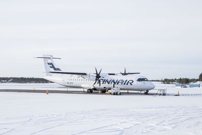 Pakkanen pakotti Kuusamoon matkalla olleen lennon laskeutumaan Ouluun tiistaina – paluulento Helsinkiin peruttiin