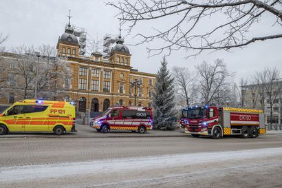 Remontissa olevalla Oulun kaupungintalolla sattui vaarallisen aineen onnettomuus – 300–500 litraa syttyvää etanolia valui lattialle