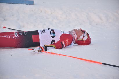 Tossavaiselta huippuveto – Kuusamon Erä-Veikkojen hiihtäjä nousi ensi kertaa palkintokorokkeelle Suomen Cupissa