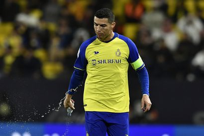 Saudi-Arabian liigassa debytoinut Cristiano Ronaldo ei onnistunut maalinteossa