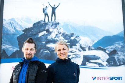 Intersport jatkaa Rukalla, Kuusamon myymälän kohtalo vielä avoin – Kaisa ja Petteri Kantola alkavat yrittäjiksi ilman pelkoa ja tarjoavat myös uusia palveluita