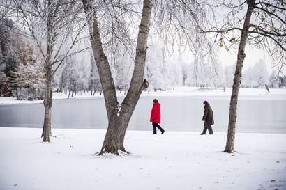 Talvilomakausi alkaa kylmissä tunnelmissa – Lapissa pakkasta voi olla jopa 15 astetta, lunta lähes koko maassa tavanomaista enemmän