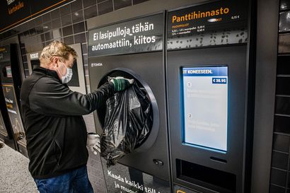 Pullonpalautuksen nykyaika rantautui Rovaniemelle – "Suursyömäri" kaappaa kitaansa jopa satoja tölkkejä kerralla: katso video