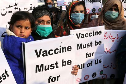 Myös köyhien maiden ihmiset pitää rokottaa  – se on vauraiden maiden etu