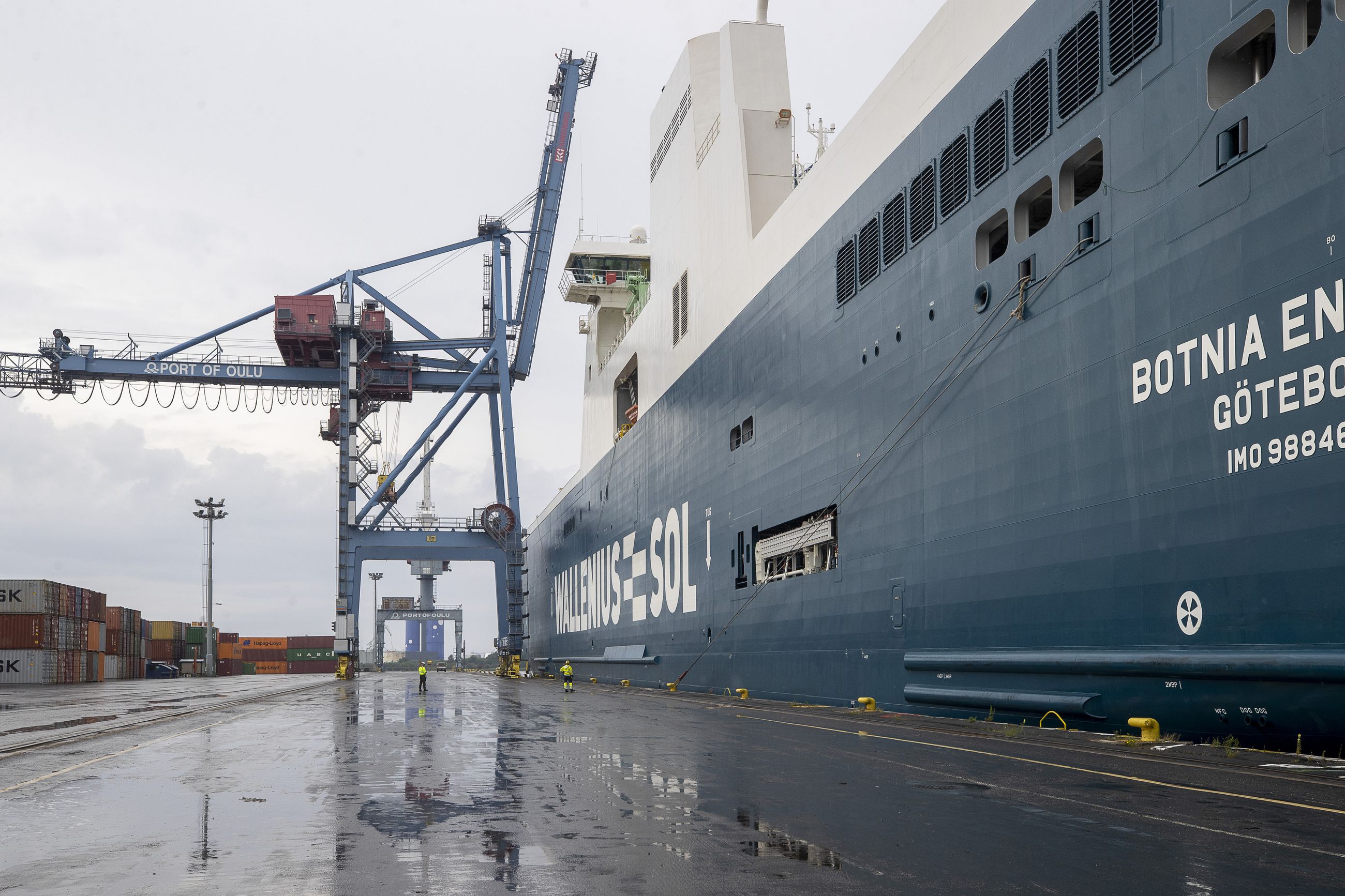 Suurin alus Oulun sataman historiassa saapui tänään – uusi laiva luo lisää  mahdollisuuksia viennille ja tuonnille | Kaleva
