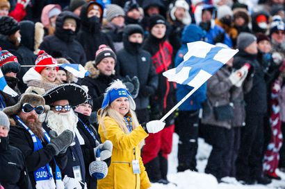 Kirpeät kisat hiihtostadionilla – ensi vuonna Ruka Nordic kilpailee tv-ajasta jalkapallon MM-kisojen kanssa