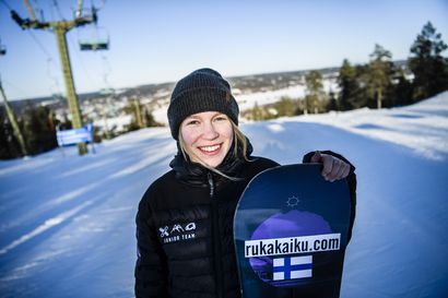 Eveliina Taka ja Waltteri Karhumaa Suomen joukkueen lappilaiset nuorten olympialaisissa Lausannessa
