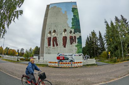 Rajakylän muraalin valmistumista juhlitaan maanantaina – taiteilija on mukana kertomassa muraalista ja työskentelystään Oulussa