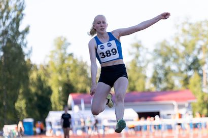 Oulun Pyrinnön Minja Kurtti voitti jännittävien vaiheiden jälkeen pituuden SM-kultaa alle 17-vuotiaiden sarjassa – ”En ole tulokseen tyytyväinen”