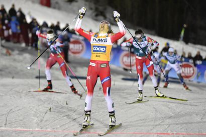 Vain Laura Mononen pääsi vauhtiin Åren ylämäkisprintissä - Johaugille uran ensimmäinen mc-sprinttivoitto