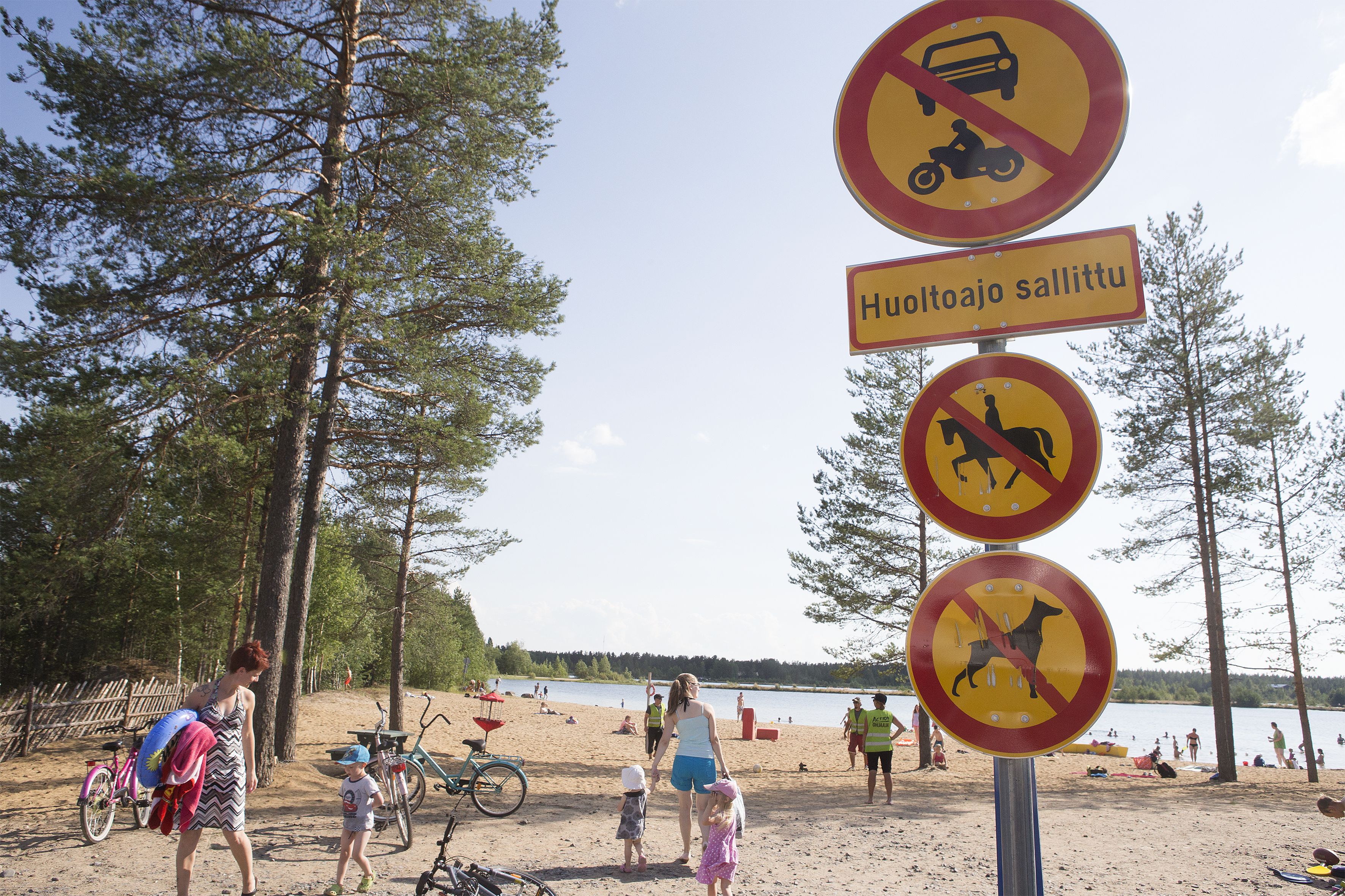 Jäälin kunnostettu uimaranta houkuttelee polskimaan | Kaleva