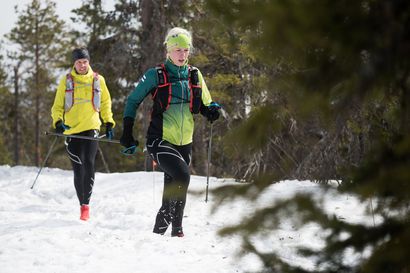 Video: Parisuhde todelliseen testiin – muutaman kuukauden seurustelleet Satu ja Sami lähtivät juoksemaan 160 kilometriä Kuusamon lumisiin vaaroihin