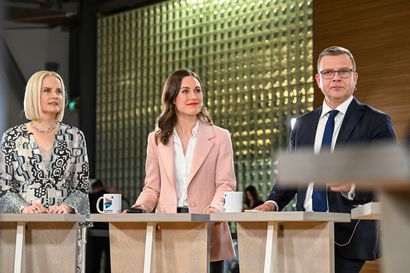 Petteri Orpo julisti kokoomuksen vaalivoittajaksi ja lähtee kasaamaan hallitusta – perussuomalaiset vaalien kakkosena, Sdp kolmanneksi suurin