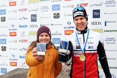 Kultapullojen eteen piti Juutuanvaarassa hiihtää tosissaan – Tiina Idström ja Eelis Valikainen voittoihin