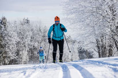 Rajalta rajalle -hiihto lähti liikkeelle Kuusamosta – Katso kuvagalleria alkumatkasta